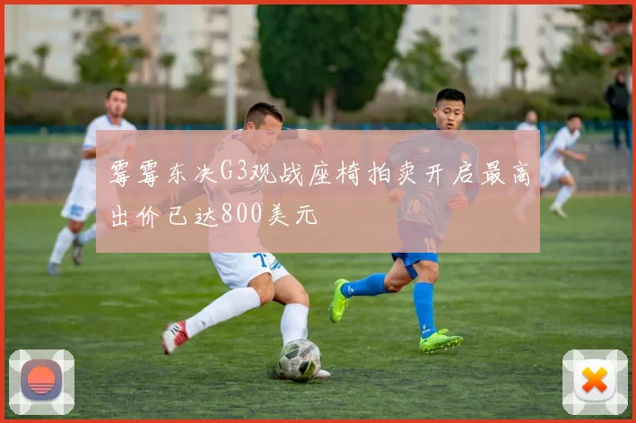 霉霉东决G3观战座椅拍卖开启最高出价已达800美元